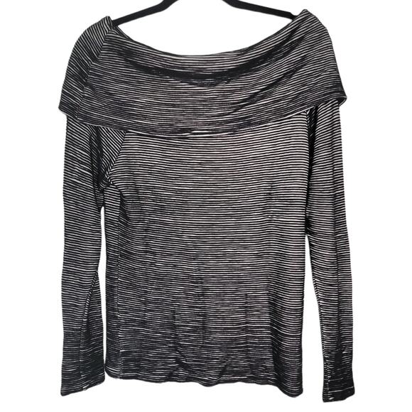 Dolan Small Off Shoulder Long Sleeve Shirt - Picture 1 of 4